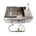 Set complet chiuveta bucatarie inox.